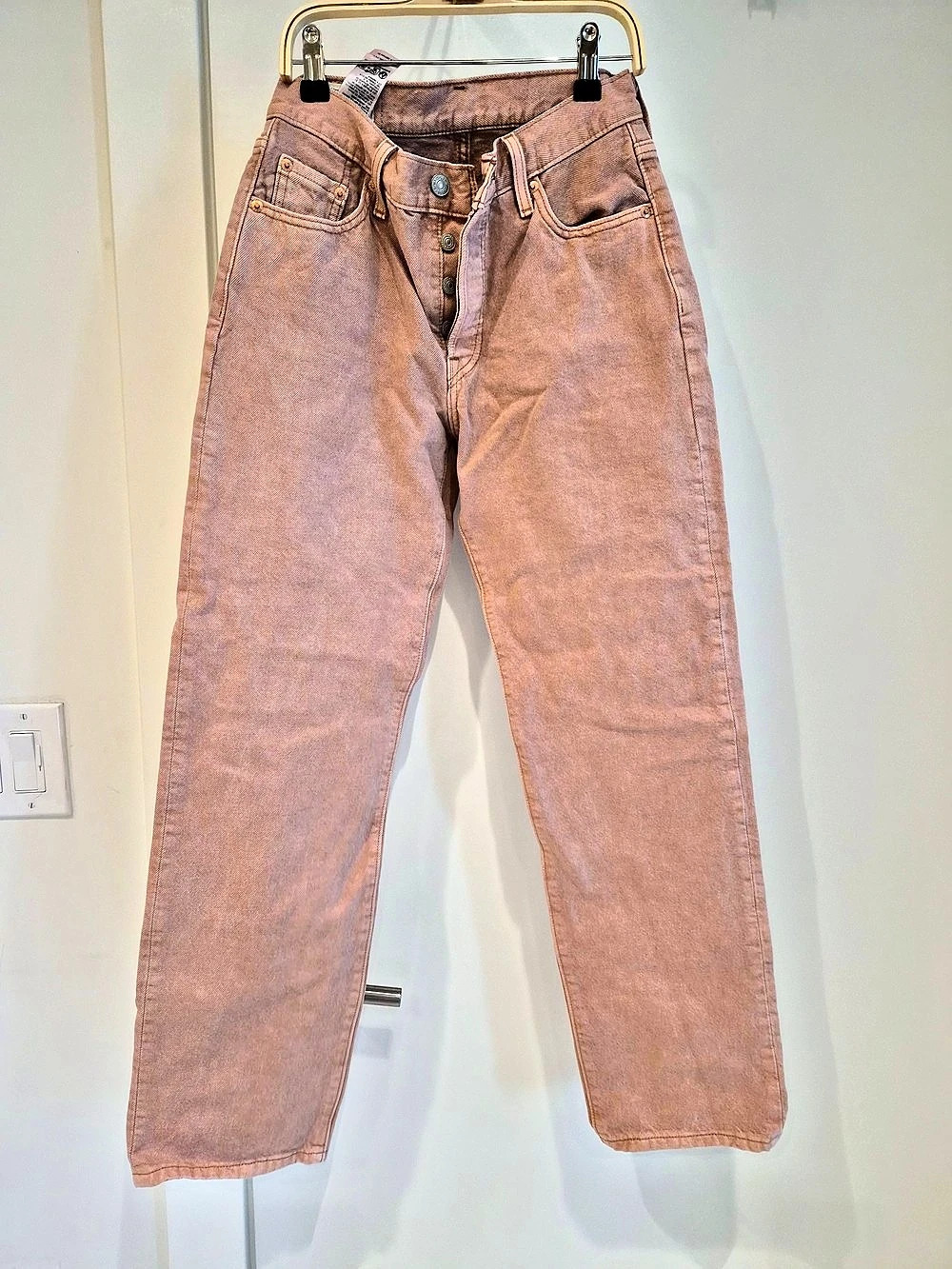 Levi's Premium 501 '90s Dusty Pink Jeans